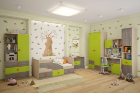 Детская комната Пуговка в Петрозаводске - petrozavodsk.katalogmebeli.com | фото