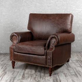 Кресло кожаное Лофт Аристократ (ширина 1100 мм) в Петрозаводске - petrozavodsk.katalogmebeli.com | фото