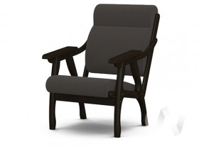 Кресло Вега-10 (венге лак/ULTRA GRAFIT) в Петрозаводске - petrozavodsk.katalogmebeli.com | фото