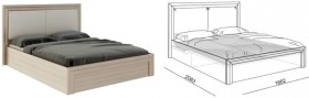 Кровать 1,6 Глэдис (М32) с подъемным механизмом Распродажа в Петрозаводске - petrozavodsk.katalogmebeli.com | фото 2