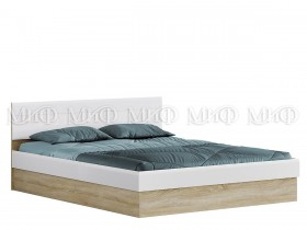 Кровать с подъемным механизмом 1,4 спальня Фортуна (Дуб сонома/белый глянец) в Петрозаводске - petrozavodsk.katalogmebeli.com | фото