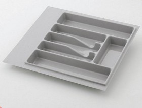 Вкладыш для кухонных принадлежностей, серый, Volpato 600 мм в Петрозаводске - petrozavodsk.katalogmebeli.com | фото